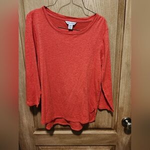 Tommy Bahama Orange Relaxed Long Sleeve Tee